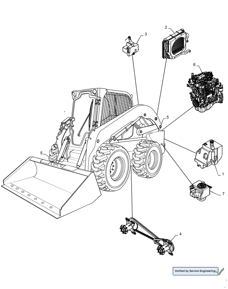 Схема запчастей Case TR340 - (05.100.032) - CAPACITIES (05) - SERVICE & MAINTENANCE