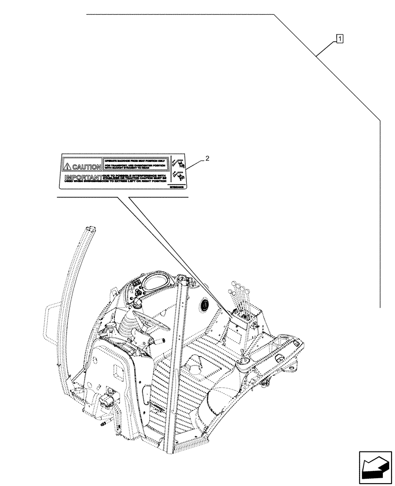 Схема запчастей Case 580SN - (88.100.84[04]) - DIA KIT, CONVERT STD DIPPER TO EHOE - H/SW (88) - ACCESSORIES