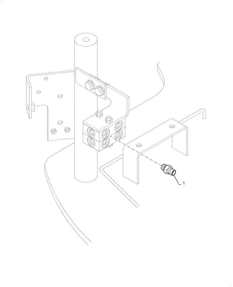 Схема запчастей Case CX31B - (35.525.AH[06]) - CONTROL, LINES, BLOCK, NIBBLER & BREAKER, CANOPY (35) - HYDRAULIC SYSTEMS