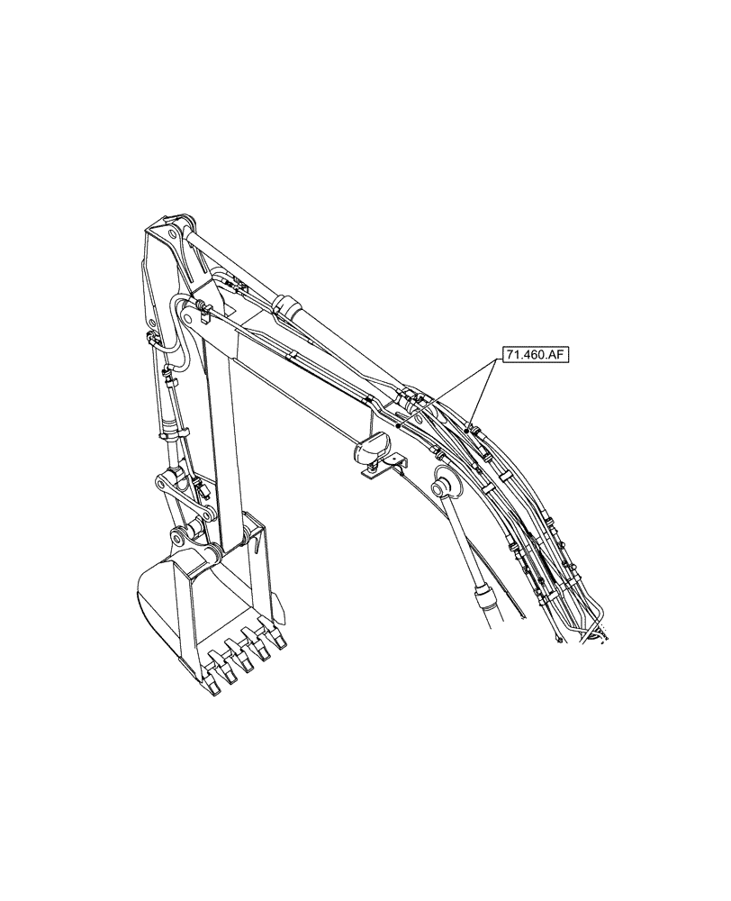 Схема запчастей Case CX210D NLC - (00.000.71) - PICTORIAL INDEX - LUBRICANT (00) - GENERAL & PICTORIAL INDEX