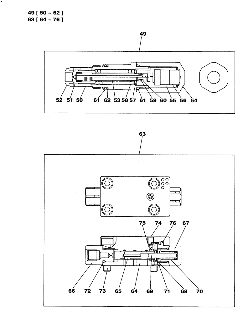 Схема запчастей Case CX290 - (06-04A) - TRANSMISSION ASSY - VALVE ASSY (06) - POWER TRAIN