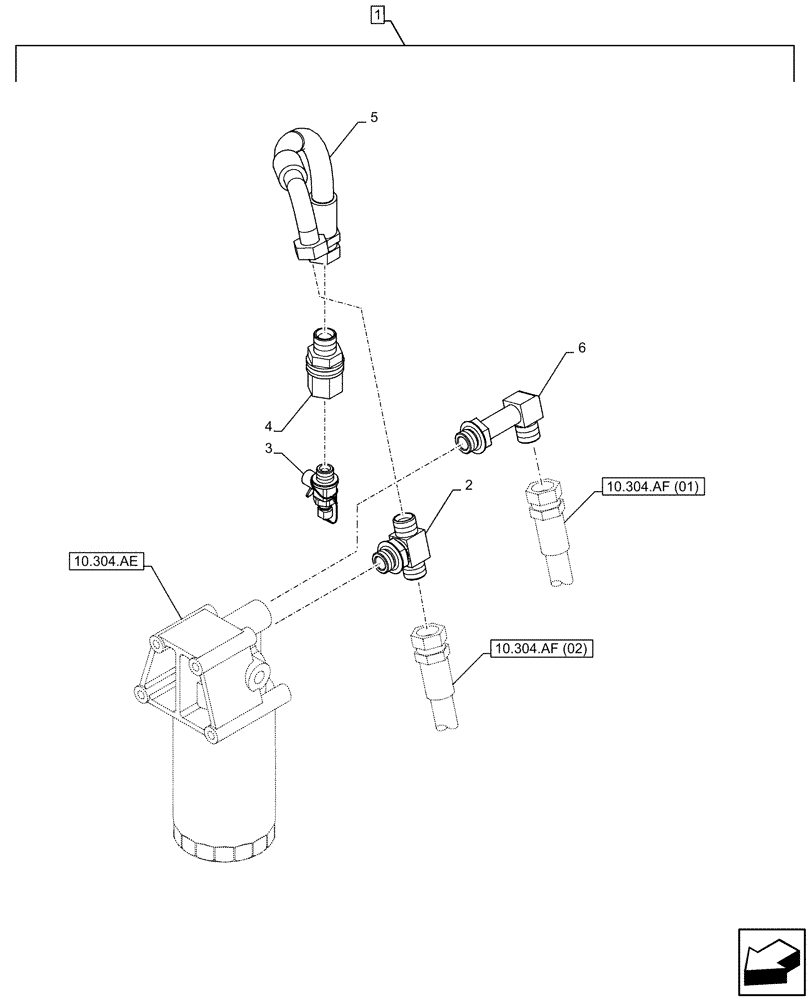 Схема запчастей Case CX160D LC - (88.100.10[02]) - DIA KIT, HYDRAULIC OIL, ENGINE OIL FILTER, DRAIN LINE (88) - ACCESSORIES