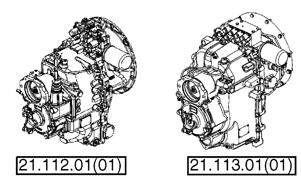 Схема запчастей Case 580SM - (21.000.00) - SECTION INDEX - TRANSMISSION (21) - TRANSMISSION