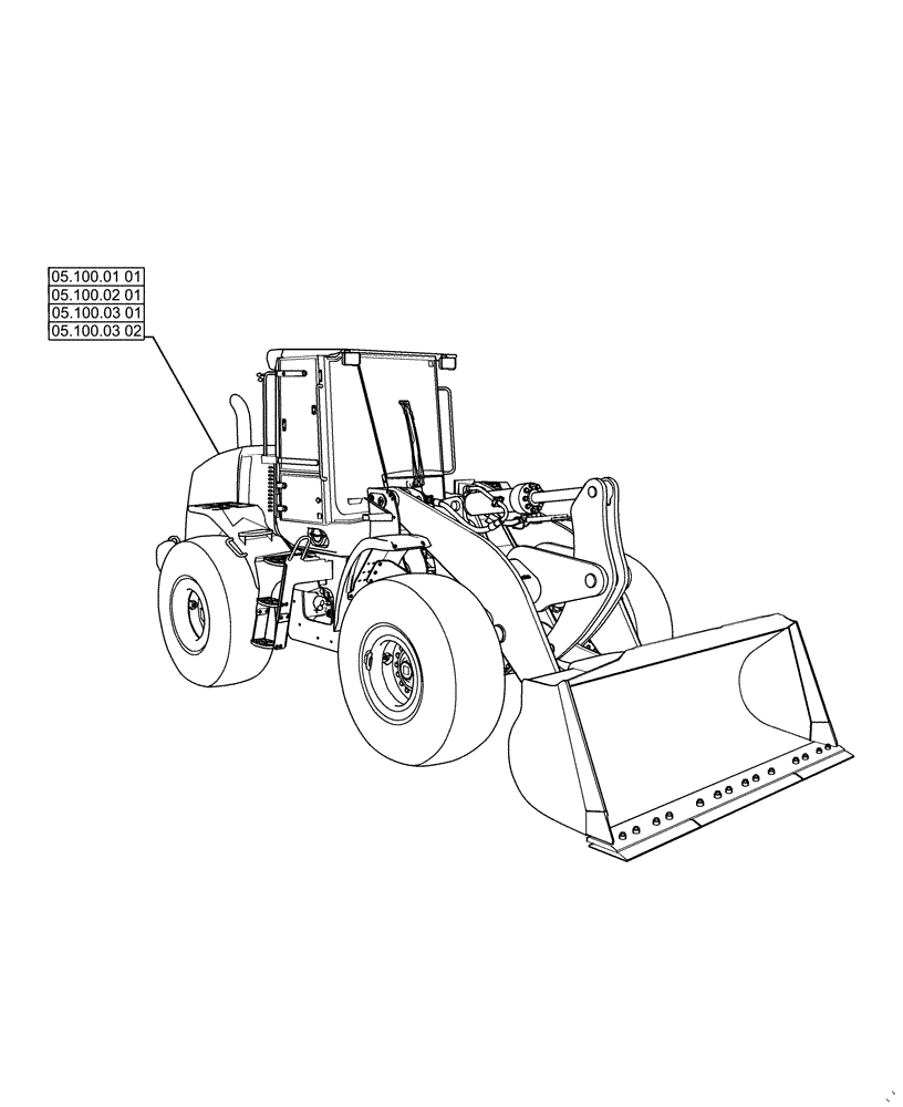 Схема запчастей Case 721F - (05.000.00[01]) - SECTION INDEX - SERVICE & MAINTENANCE (05) - SERVICE & MAINTENANCE