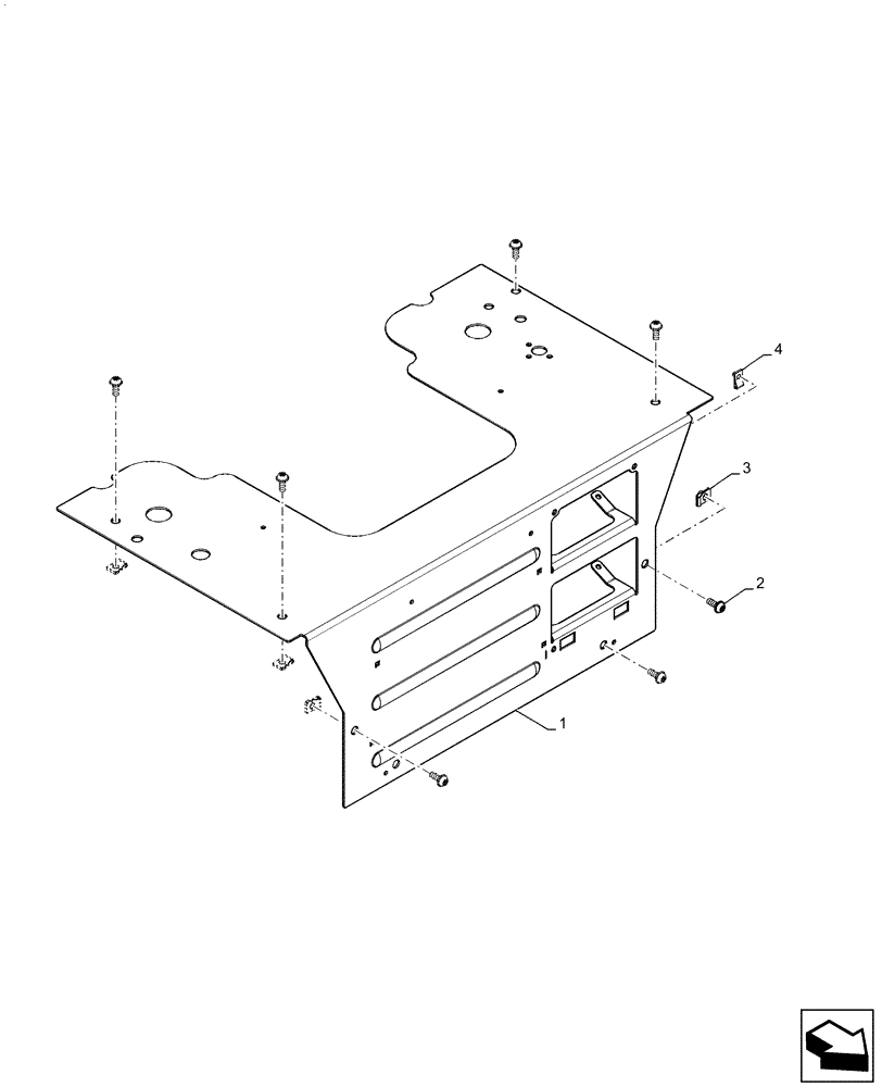 Схема запчастей Case SR240 - (29.200.AI[05]) - HANDLE MOUNTING W/ EH (21-MAY-2015 & NEWER) (29) - HYDROSTATIC DRIVE