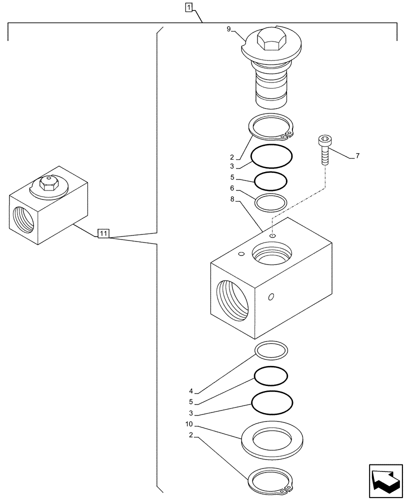 Схема запчастей Case CX250D LC LR - (88.100.35[076]) - DIA KIT, AUXILIARY CIRCUIT, SHEARS, W/ ELECTRICAL PROPORTIONAL CONTROL, ARM, STOP, VALVE, COMPONENTS (88) - ACCESSORIES