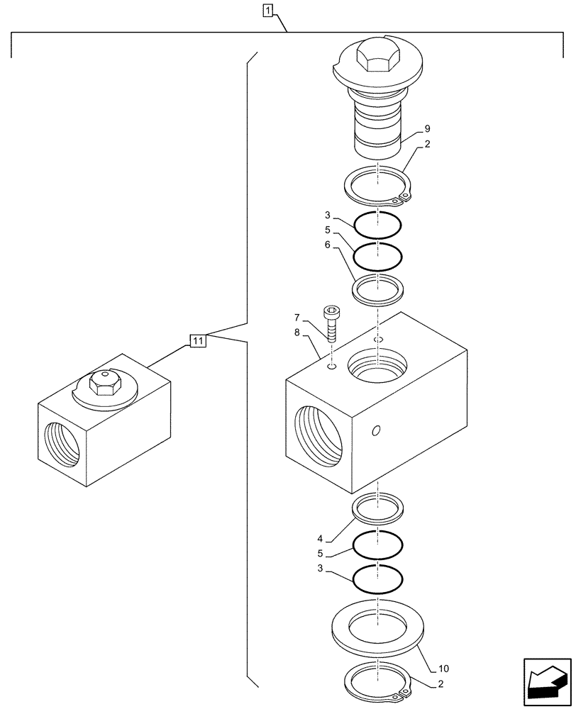 Схема запчастей Case CX350D LC - (88.100.35[012]) - DIA KIT, CLAMSHELL BUCKET, ROTATION, W/ ELECTRICAL PROPORTIONAL CONTROL, STOP, VALVE, COMPONENTS (88) - ACCESSORIES
