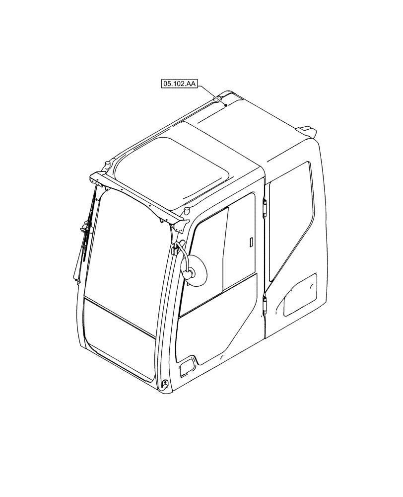 Схема запчастей Case CX500D LC - (05.000.00[01]) - SECTION INDEX - MACHINE COMPLETION & EQUIPMENT (05) - SERVICE & MAINTENANCE