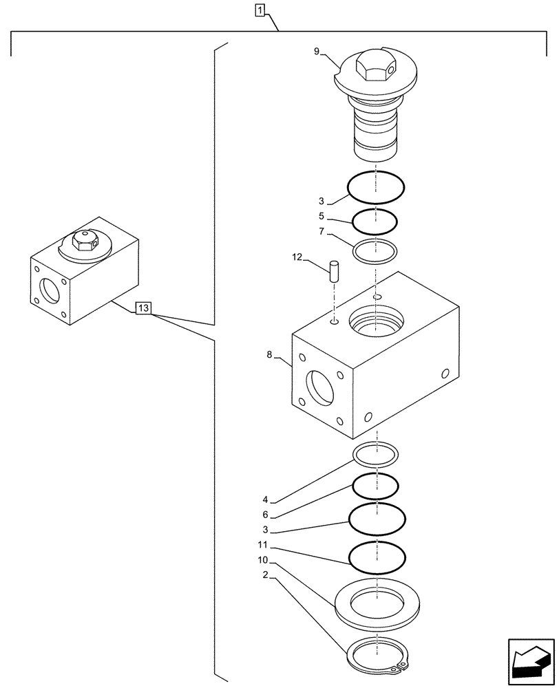 Схема запчастей Case CX350D LC - (88.100.35[219]) - DIA KIT, HAMMER CIRCUIT, SHEARS, HIGH FLOW, W/ ELECTRICAL PROPORTIONAL CONTROL, STOP, VALVE, COMPONENTS (88) - ACCESSORIES