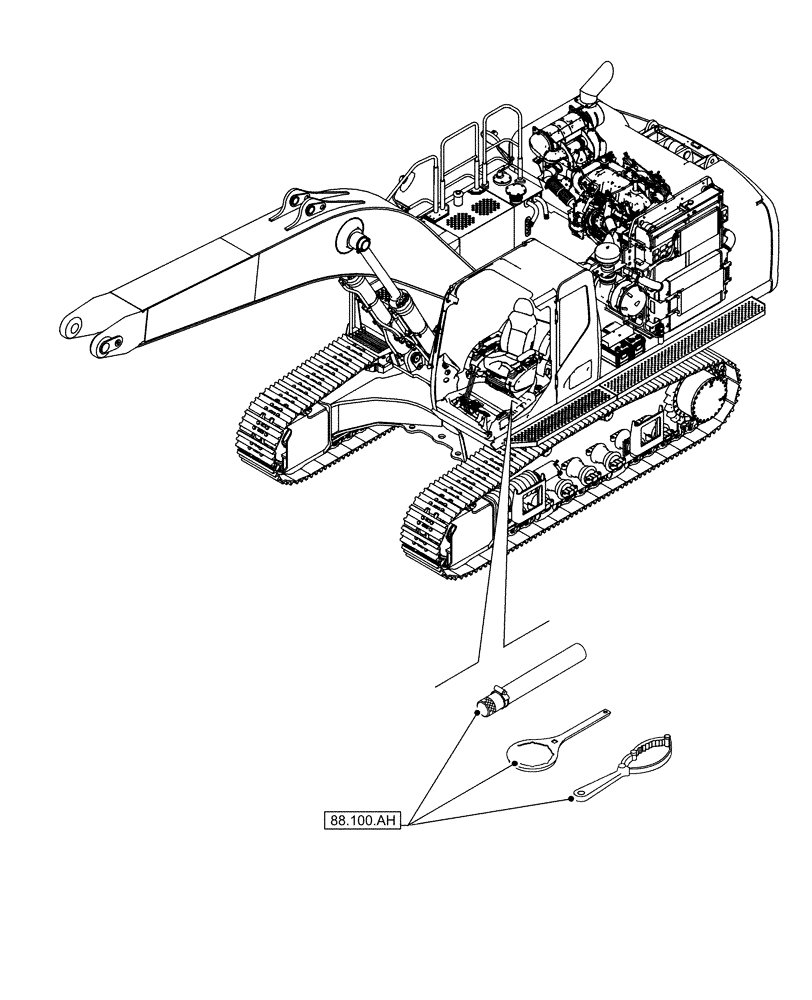 Схема запчастей Case CX500D LC - (88.000.00) - SECTION INDEX - ACCESSORIES (88) - ACCESSORIES