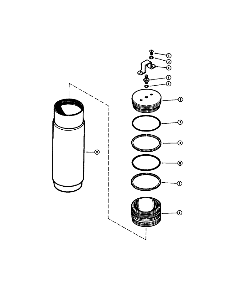 Схема запчастей Case W9E - (272) - A13757 ACCUMULATOR, A13758 ACCUMULATOR VALVE (08) - HYDRAULICS