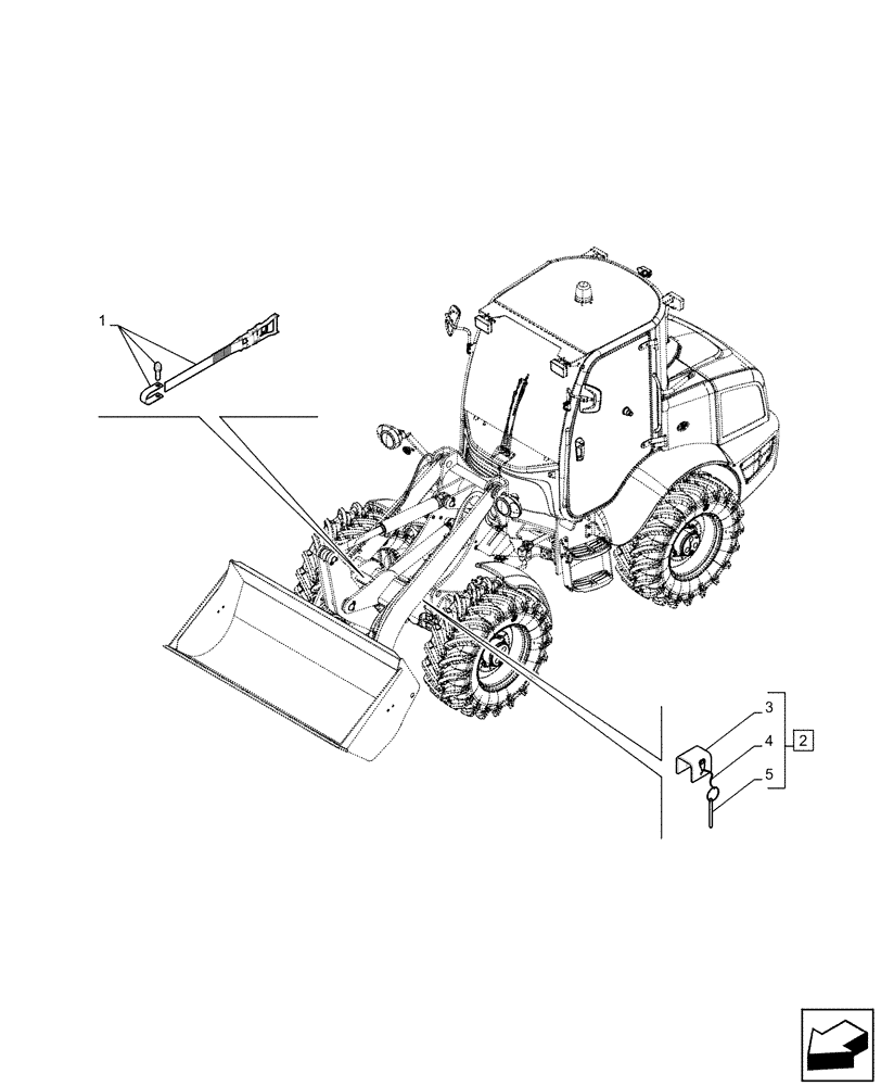 Схема запчастей Case 21F - (82.100.AH[01]) - VAR – 734521, 734656 - FRONT LOADER, ARM, LOCKING DEVICE (82) - FRONT LOADER & BUCKET