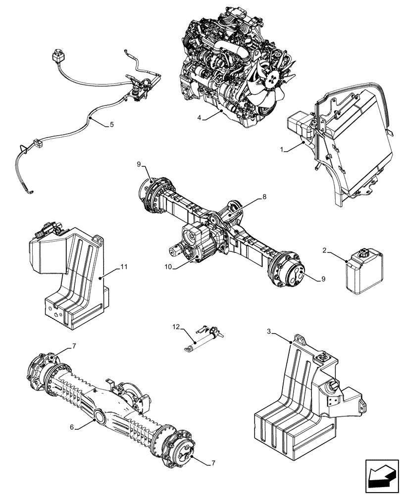 Схема запчастей Case 221F - (05.100.03) - CAPACITIES (05) - SERVICE & MAINTENANCE