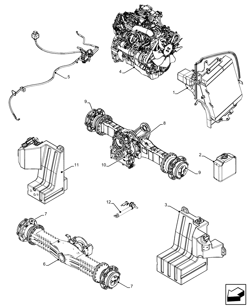 Схема запчастей Case 121F - (05.100.03) - CAPACITIES (05) - SERVICE & MAINTENANCE