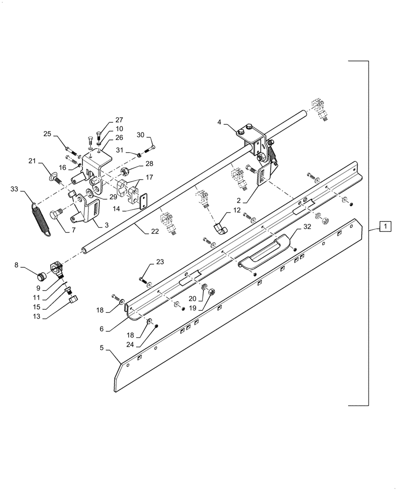 Схема запчастей Case DV26 - (44.510.AE[10]) - DRUM SCRAPER TILTABLE UPPER W-SPRINKLER (44) - WHEELS