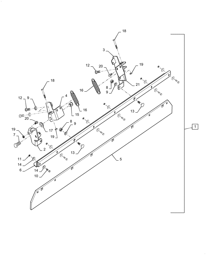 Схема запчастей Case DV26CC - (44.510.AE[09]) - DRUM SCRAPER TILTABLE LOWER (44) - WHEELS