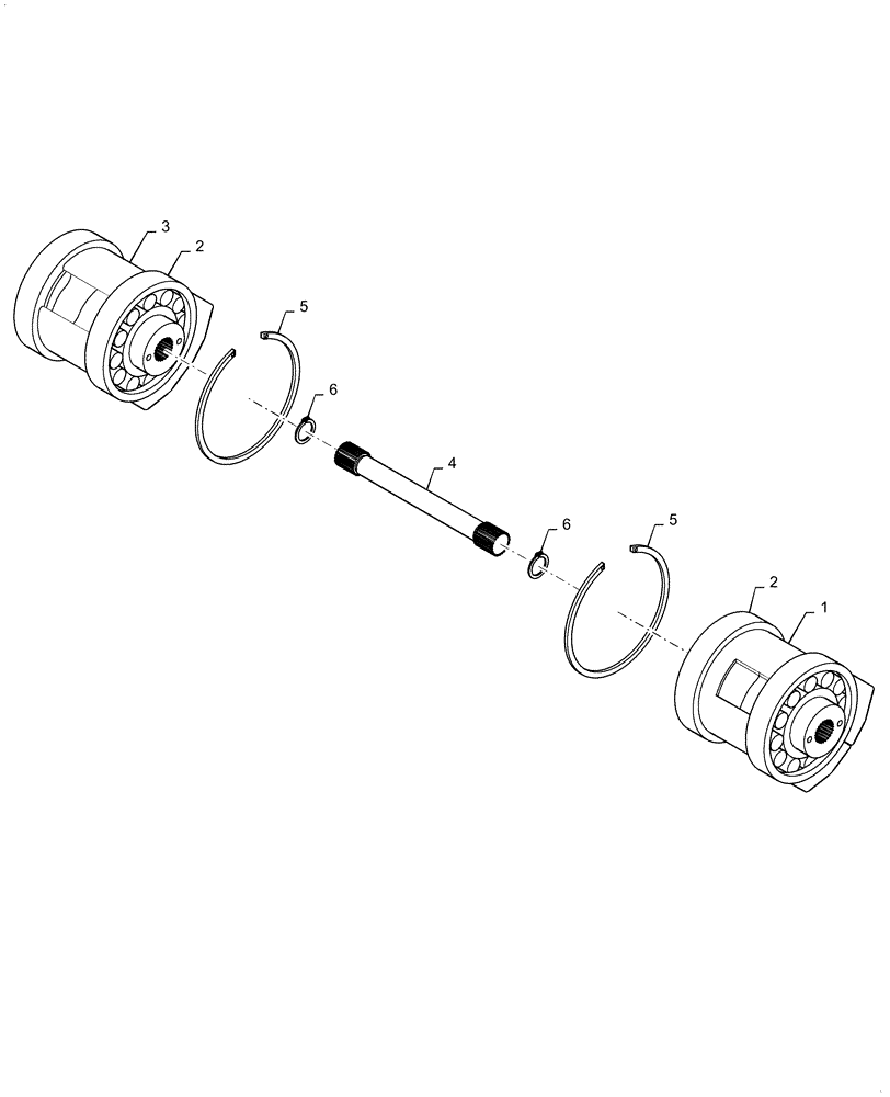 Схема запчастей Case SV211 - (39.500.AM[05]) - DRUM VIBRATION (39) - FRAMES AND BALLASTING