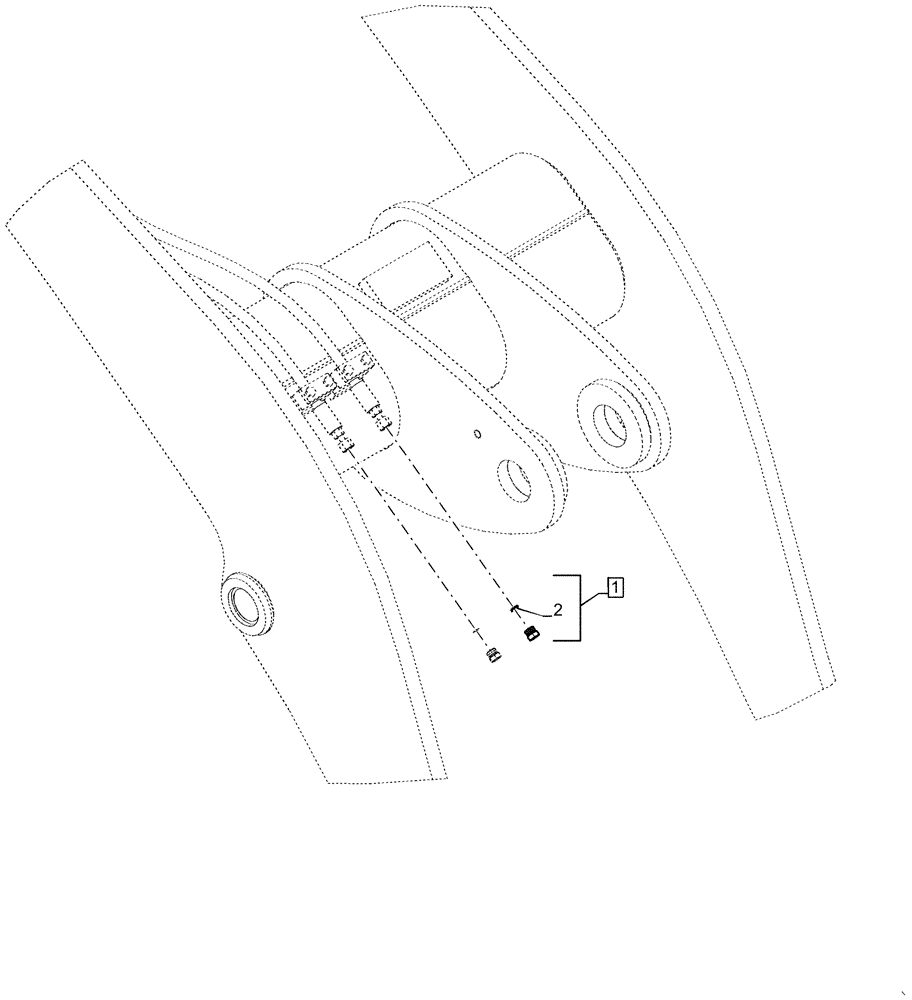 Схема запчастей Case 521F - (35.100.AA[01]) - VAR - 424911 - HYDRAULIC LOCKING PLUGS (35) - HYDRAULIC SYSTEMS