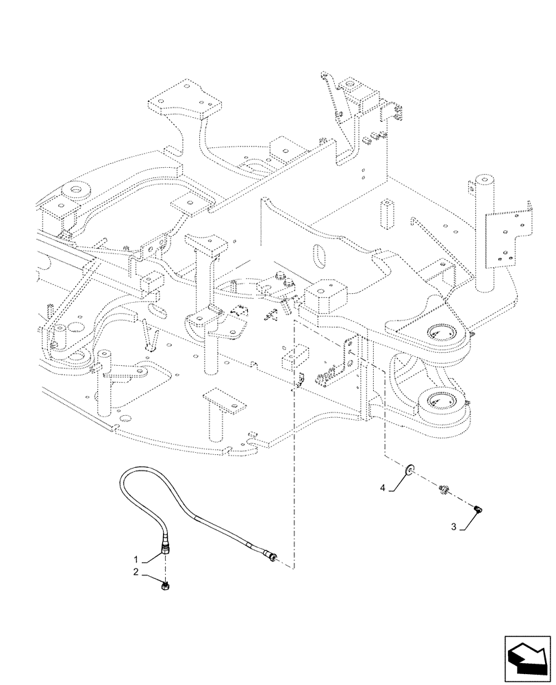 Схема запчастей Case CX36B - (71.460.AF) - LUBRICATION LINE, SWING CYLINDER ATTACHMENT (71) - LUBRICATION SYSTEM