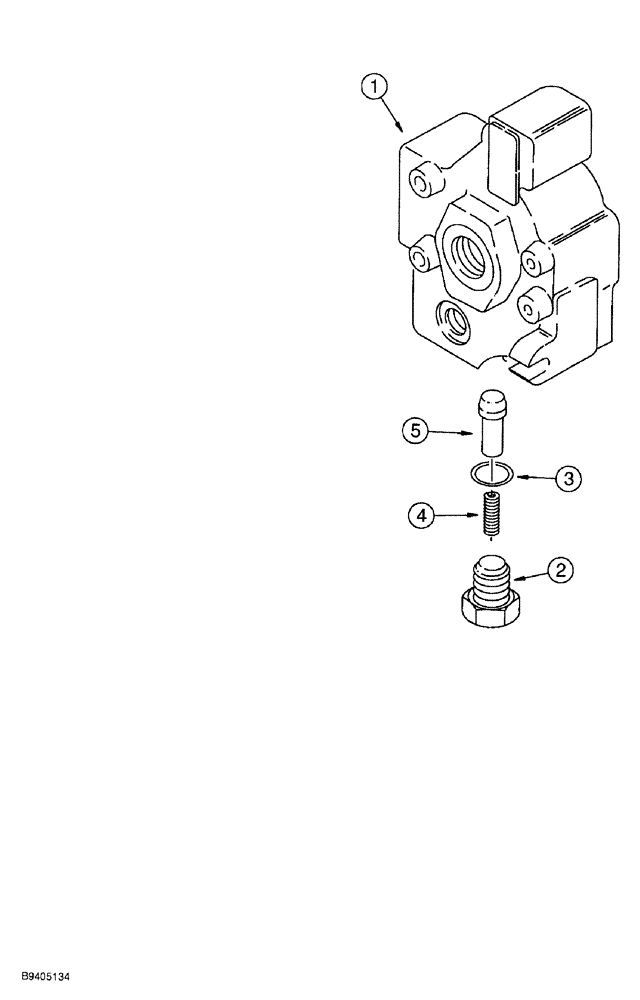 Схема запчастей Case 580SL - (8-082) - LOADER CONTROL VALVE, OUTLET SECTION (08) - HYDRAULICS