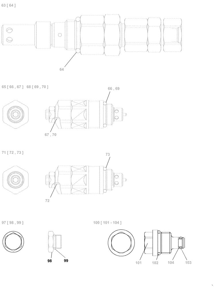 Схема запчастей Case CX210C LC - (35.359.09[06A]) - VALVE ASSY - CONTROL (35) - HYDRAULIC SYSTEMS