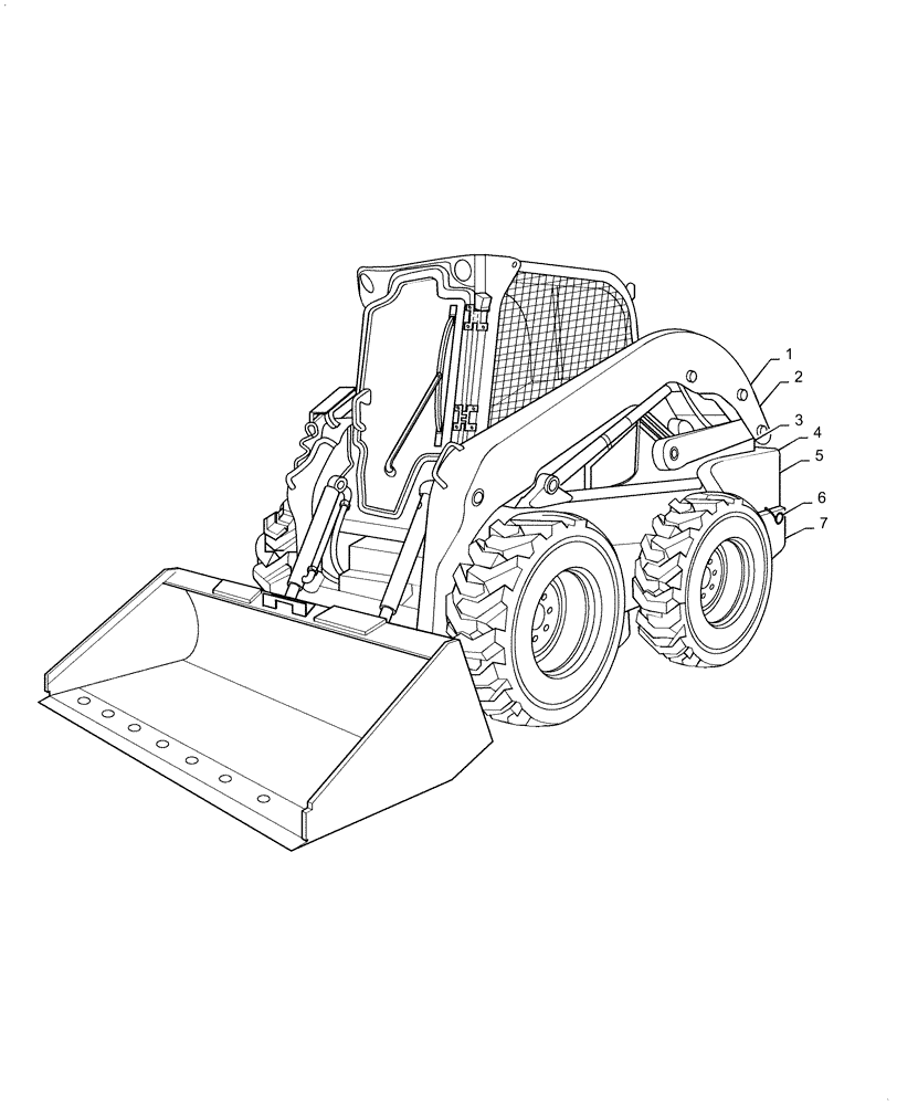 Схема запчастей Case SR210 - (05.100.03[02]) - CAPACITIES (05) - SERVICE & MAINTENANCE