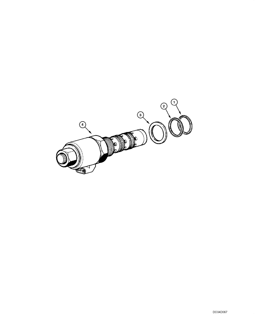 Схема запчастей Case 885 - (06.18[00]) - TRANSMISSION - SOLENOID VALVE (06) - POWER TRAIN