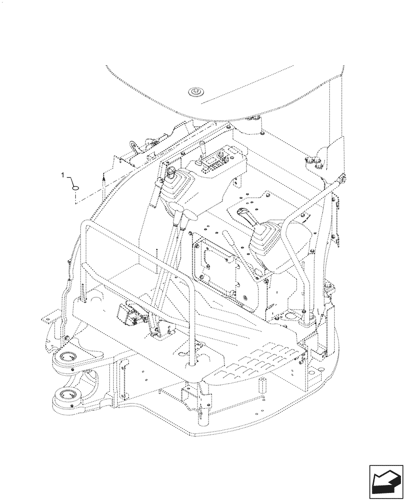 Схема запчастей Case CX36B - (55.404.AC[02]) - ROTATING BEACON LESS (55) - ELECTRICAL SYSTEMS