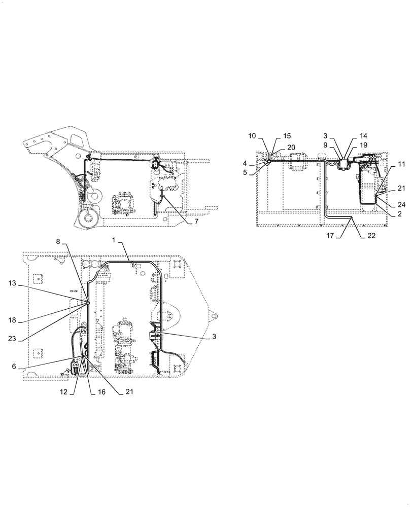 Схема запчастей Case DV210D - (55.988.AD) - SCR ELECTRICAL HARNESS INSTALLATION (55) - ELECTRICAL SYSTEMS