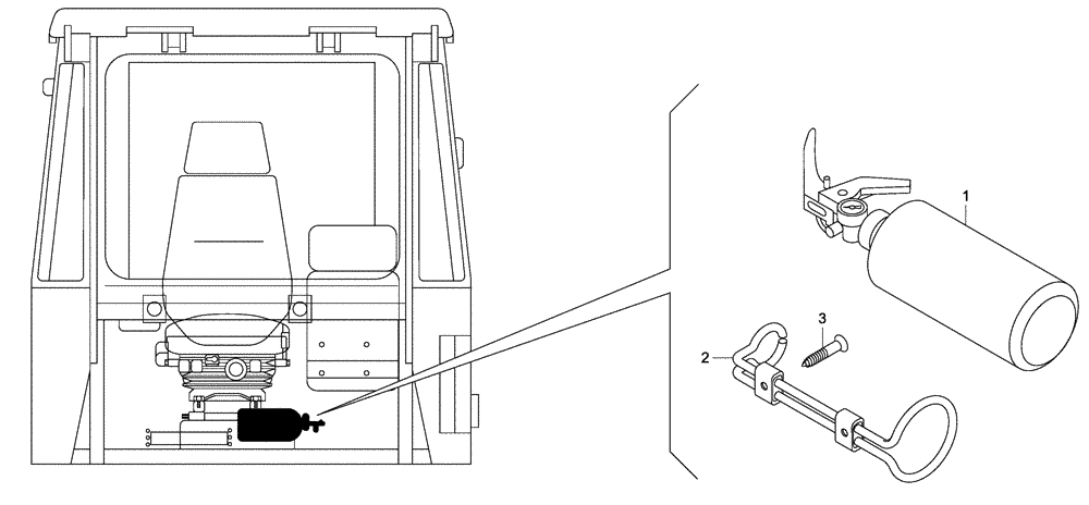 Схема запчастей Case 340 - (98A00010713[001]) - ACCESSORIES - PLATES (90) - PLATFORM, CAB, BODYWORK AND DECALS