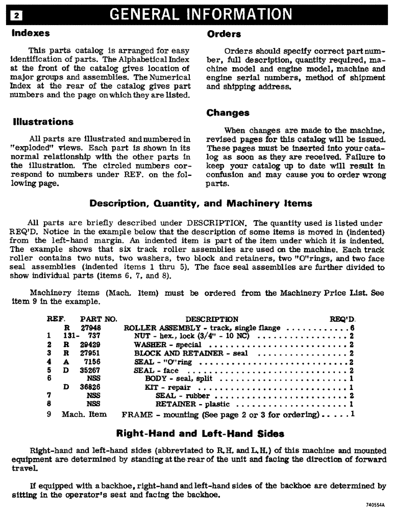 Схема запчастей Case 26 - (002) - GENERAL INFORMATION 