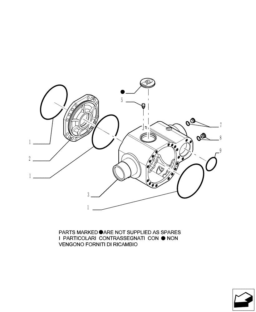 Схема запчастей Case TX842 - (1.44.0[02]) - REAR AXLE - COMPONENTS (27) - REAR AXLE SYSTEM