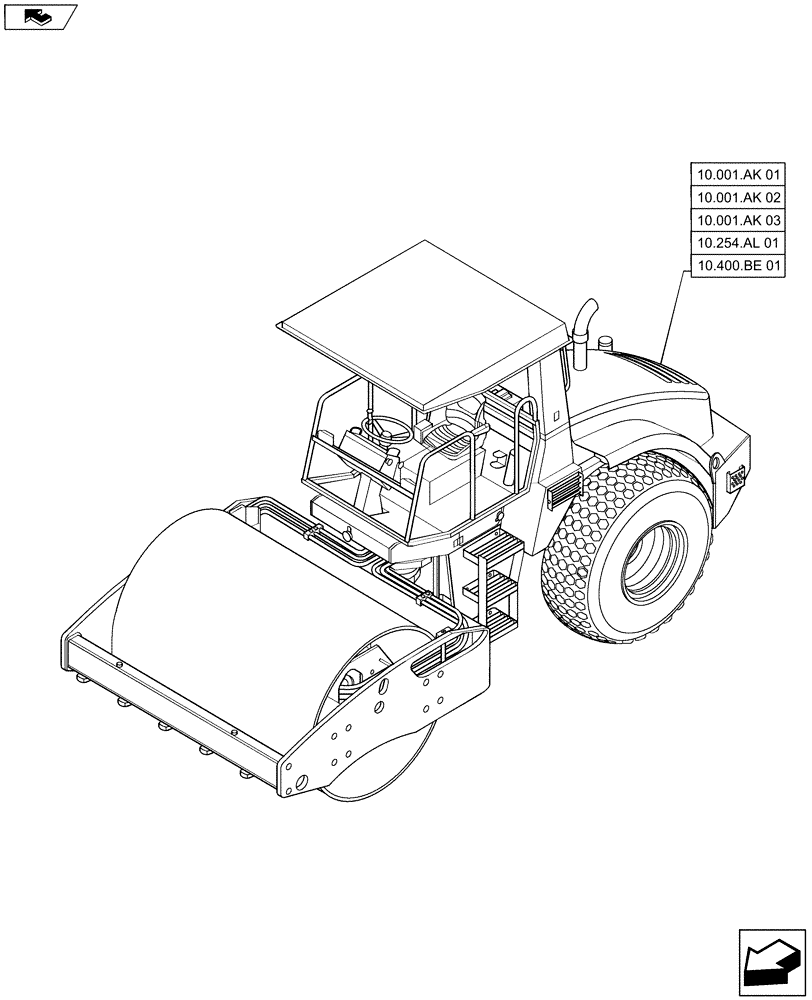 Схема запчастей Case SV211 - (10.000.00) - SECTION INDEX - ENGINE (10) - ENGINE