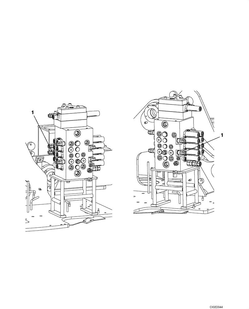 Схема запчастей Case CX80 - (08-68) - CONTROL VALVE - VALVE, PORT RELIEF (08) - HYDRAULICS