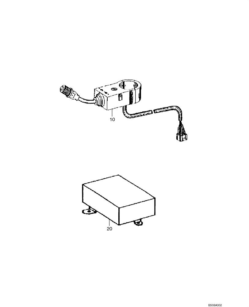 Схема запчастей Case 1221E - (06-24[01]) - TRANSMISSION - GEAR SELECTOR / CONTROL UNIT (11LH-01100) (23) (06) - POWER TRAIN