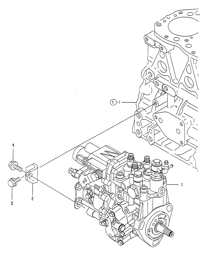 Схема запчастей Case CX22B - (ENGINE-11[1]) - FUEL INJECTION PUMP (10) - ENGINE