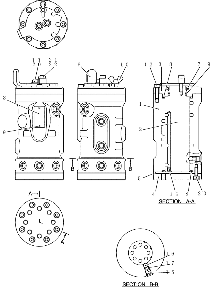 Схема запчастей Case CX31B - (HC885-01) - VALVE ASSY, SELECTOR (00) - GENERAL & PICTORIAL INDEX