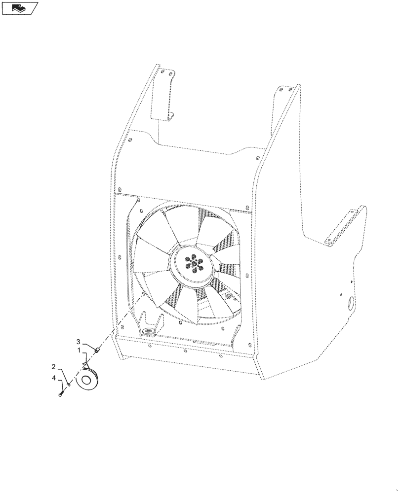 Схема запчастей Case 2050M LT BD - (55.408.010) - HORN (55) - ELECTRICAL SYSTEMS