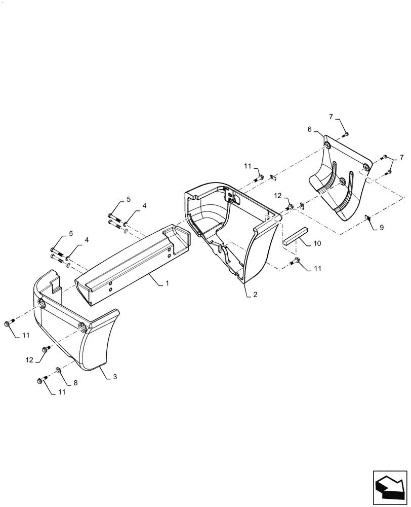 Схема запчастей Case SV340 - (39.140.010[01]) - LIGHT, COUNTERWEIGHT (39) - FRAMES AND BALLASTING