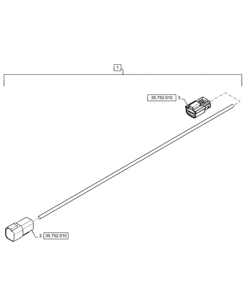 Схема запчастей Case 721G - (55.101.040) - FAN WIRE HARNESS ASSEMBLY (55) - ELECTRICAL SYSTEMS