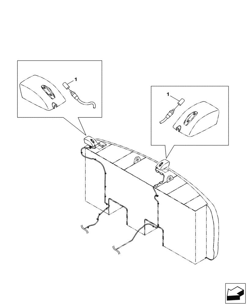 Схема запчастей Case CX350C - (04-015[01]) - ELECTRICAL CIRCUIT (ANZ) (04) - ELECTRICAL SYSTEMS