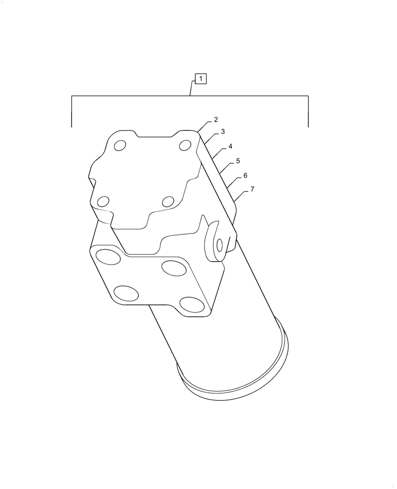 Схема запчастей Case 621G - (41.200.080[01]) - STEERING CONTROL VALVE, ORBITROL (41) - STEERING