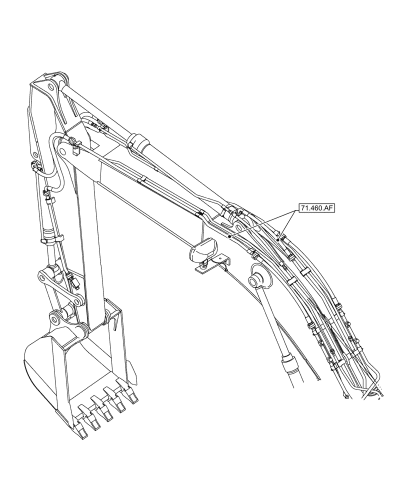 Схема запчастей Case CX250D LC - (71.000.00) - SECTION INDEX - LUBRICANT (71) - LUBRICATION SYSTEM