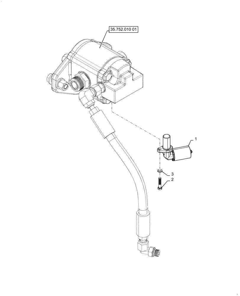 Схема запчастей Case 721G - (55.036.010[01]) - HYDRAULIC MOTOR, FAN, DRIVE, SENSOR (55) - ELECTRICAL SYSTEMS