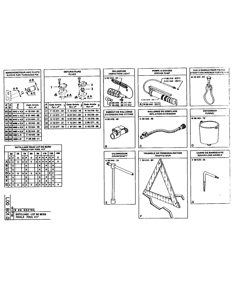 Схема запчастей Case 160CL - (272) - TOOLS - TOOL KIT (05) - UPPERSTRUCTURE CHASSIS