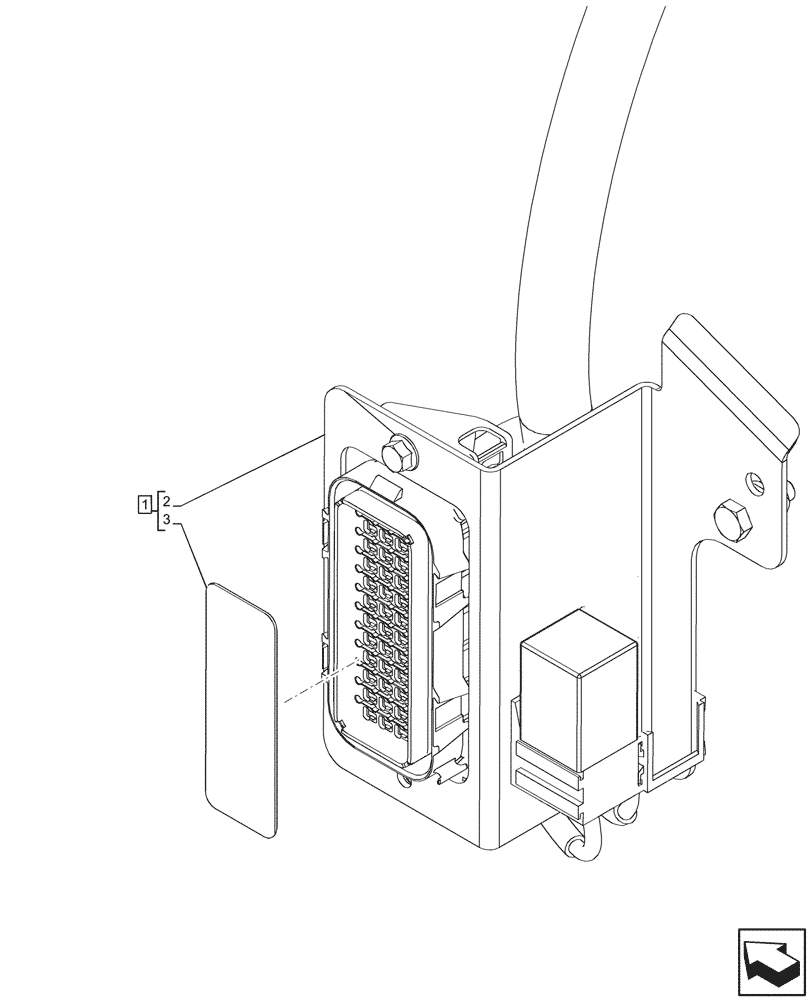 Схема запчастей Case 580SN - (90.108.140) - VAR - 423060, 423061, 423062 - DECAL, SEMI-POWERSHIFT, POWERSHIFT, TRANSMISSION, FUSE, RELAY (90) - PLATFORM, CAB, BODYWORK AND DECALS