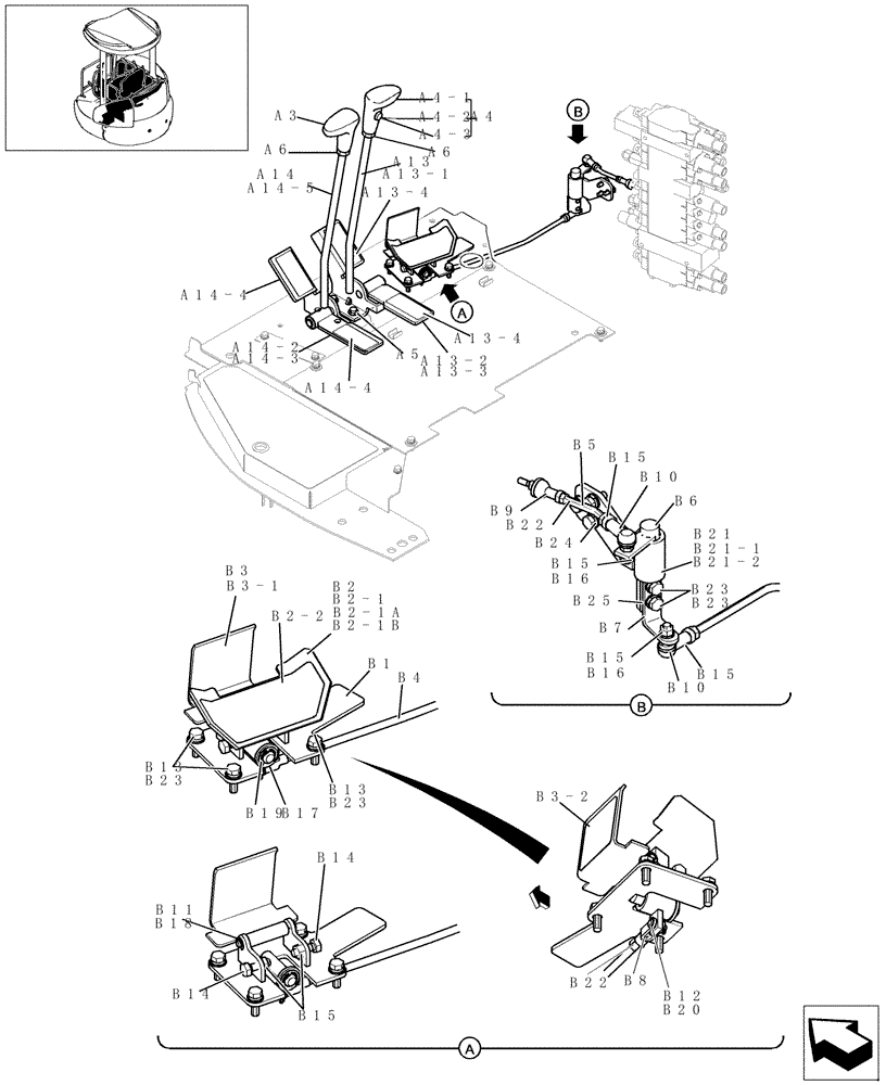 Схема запчастей Case CX27B - (138-18[1]) - CONTROLS (35) - HYDRAULIC SYSTEMS