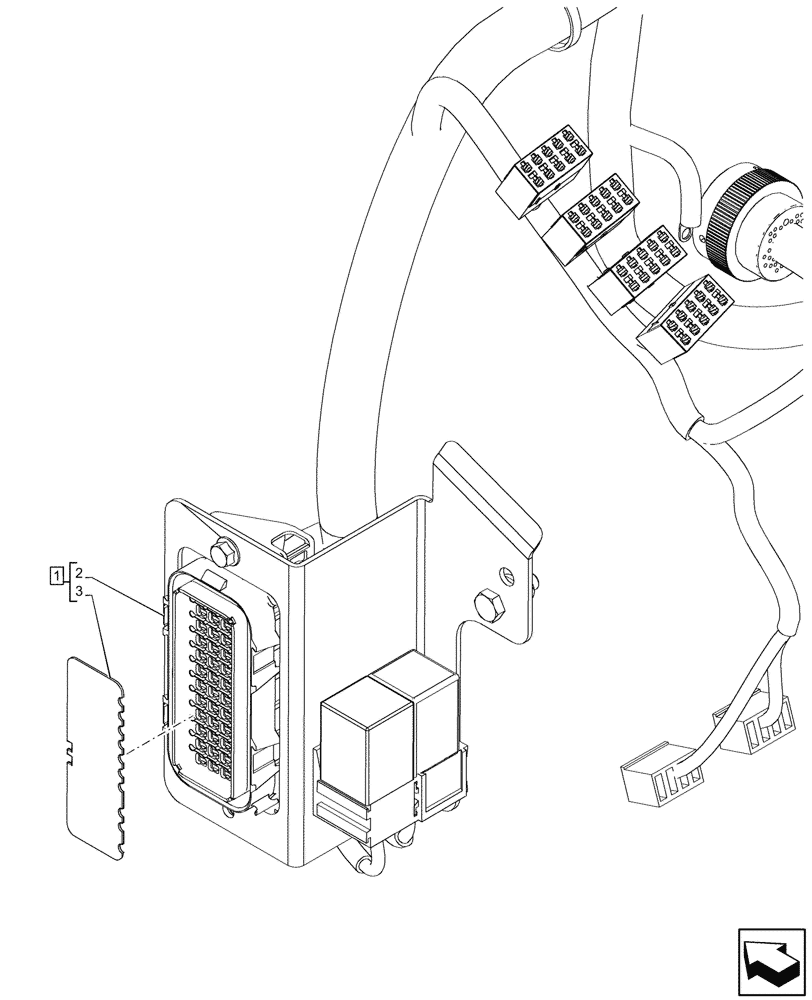 Схема запчастей Case 580SN WT - (90.108.100) - VAR - 423058, 423059 - DECAL, POWERSHUTTLE, TRANSMISSION, FRONT, CONSOLE, HARNESS, FUSE, RELAY (90) - PLATFORM, CAB, BODYWORK AND DECALS