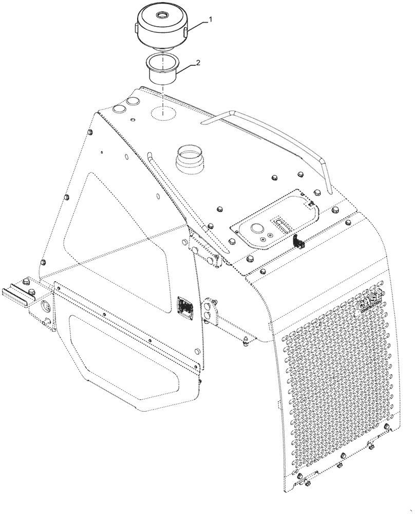 Схема запчастей Case 1650M XLT BD - (10.202.020) - VAR - 784731 - TURBOCHARGER, INTAKE ASSY (10) - ENGINE