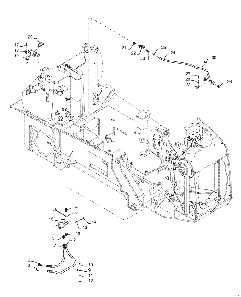 Схема запчастей Case 2050M LGP PAT - (10.400.010) - ECOLOGY DRAINS (10) - ENGINE